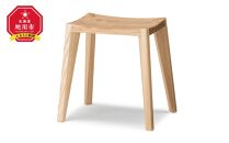 旭川家具 WOWの【WEDGE STOOL（スツール）】　エゾアッシュ_03204