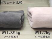 綿100%綿毛布 厚手タイプ 生成  シングルサイズ 野上織物株式会社【ポイント交換専用】