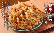 【食感と昆布だしにこだわり】 【2回定期便】お酒によく合う野菜餃子40個(10個×4箱)【 餃子 加工品 冷凍 おつまみ つまみ 定期便 食品 グルメ お取り寄せ お取り寄せグルメ 八雲町 北海道 】