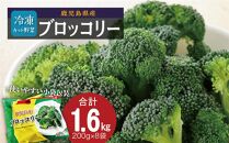鹿児島県産　冷凍ブロッコリー　200g×8パック