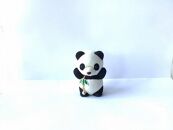 伝統織物のトップブランド塩沢織木目込み人形 　パンダＣ熊猫