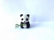 伝統織物のトップブランド塩沢織木目込み人形 　パンダＤ熊猫