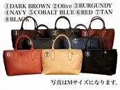 天神ワークス トートバッグTT01L【DARK BROWN】