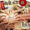 【先行予約】（訳あり）松葉ガニ（生なま）&nbsp;1枚（約500g）【年内配送】※着日指定不可※北海道、沖縄、一部離島への配送不可【松葉がに&nbsp;松葉蟹&nbsp;ズワイガニ&nbsp;蟹&nbsp;カニ&nbsp;かに&nbsp;国産&nbsp;人気&nbsp;おすすめ&nbsp;鳥取県&nbsp;琴浦町&nbsp;送料無料】