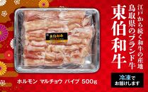 牛肉 黒毛和牛 ホルモン 丸腸(マルチョウ) 500g