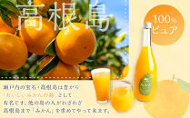 100%ピュア高根島みかん旬搾りジュース　2本セット