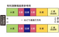 【8月12日（月）第1部】徳島市 2024 阿波おどり 藍場浜演舞場 SS席