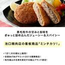 ＼寄附額改定／　池口精肉店のミンチカツと塩で食べるハンバーグステーキ (ミンチカツ×5個、ハンバーグ×2個)【選べる発送月 詰合せ セット おかず お弁当 肉 広島県 福山市】