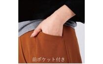 女性らしさ薫る愛されワイド「MIYABIウォームワイドパンツ」＜ブラックM＞ARIKIパンツ 上質ごこち ファッション 暖かい ズボン 服 ゴム 秋 冬 美脚 広島県 福山市