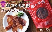 ＼寄附額改定／　瀬戸内育ち “極上”の豚肉「瀬戸のもち豚」ポークジャーキー 【ジャーキー おつまみ 肴 豚肉 肉 広島県 福山市】【ジャーキー おつまみ 肴 豚肉 肉 広島県 福山市】