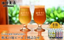 江戸時代創業の味噌屋が造る！栃木の地ビール２種詰合せ【8缶セット】【お酒 さけ 人気 おすすめ 送料無料 ギフト】