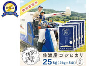 佐渡島産コシヒカリ&nbsp;白米25kg（5kg×5袋）&nbsp;特別栽培米&nbsp;農家直送	