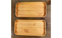 木製カフェトレイ2枚セット【アーミッシュ色】