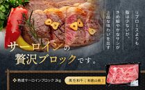 紀州和華牛 熟成 サーロインブロック 2kg