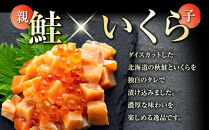 【2025年6月発送】北海道産 鮭といくらの親子漬け 1kg （250g × 4パック） 小分け 国産 北海道 羅臼 サケ さけ シャケ しゃけ イクラ 魚卵 鮭卵 醤油漬け しょうゆ漬け 親子丼 海鮮丼 ご飯のお供 おかず おつまみ 一人暮らし おすそわけ 魚介類 生産者 支援 応援