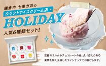 HOLIDAY ICE CREAM STORE CLASSICS　クラフトアイスクリーム 132ml×6個セット