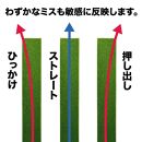 タッチがわかるパット練習レール 1枚（標準ベント） パターマット工房【ポイント交換専用】