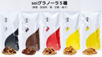 soi グラノーラ５種（素意・加加阿・苺・甘蕉・柚子）