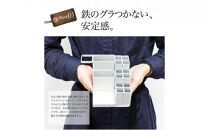 monoKOZZ アイアンペンスタンド 角・フック左【スノーホワイト】アイアン雑貨 おしゃれ ペン立て かっこいい デスク収納