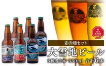 【父の日ギフト】大雪地ビール3種6本★麦の畑セット★_04133