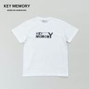 《0》【KEYMEMORY 鎌倉】フラワーロゴTシャツ WHITE