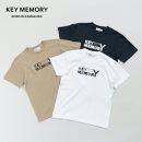 《0》【KEYMEMORY 鎌倉】フラワーロゴTシャツ WHITE