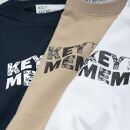 《0》【KEYMEMORY 鎌倉】フラワーロゴTシャツ WHITE