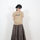 《0》【KEYMEMORY 鎌倉】フラワーロゴTシャツ BEIGE