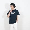 《0》【KEYMEMORY 鎌倉】フラワーロゴTシャツ NAVY