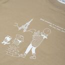 《3》【KEYMEMORY 鎌倉】トラベルイラストTシャツ BEIGE