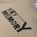 《1》【KEYMEMORY 鎌倉】フラワーロゴTシャツ BEIGE