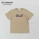 《3》【KEYMEMORY 鎌倉】フラワーロゴTシャツ BEIGE