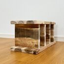 アカシア材&nbsp;ブロック&nbsp;高さ約19cm&nbsp;1個&nbsp;ナチュラル&nbsp;ベージュ&nbsp;オブジェ&nbsp;インテリア&nbsp;省スペース&nbsp;すきま&nbsp;天然木&nbsp;国産&nbsp;大川家具&nbsp;完成品