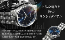 【KNIS&nbsp;KYOTO】サンレイダイアル&nbsp;日本製&nbsp;自動巻き&nbsp;腕時計＜ブルー＞｜京都発&nbsp;腕時計&nbsp;人気ブランド&nbsp;おしゃれ［&nbsp;京都&nbsp;ニス&nbsp;国産腕時計&nbsp;MIYOTA&nbsp;おしゃれ&nbsp;上品&nbsp;高級&nbsp;おすすめ&nbsp;ウォッチ&nbsp;時計&nbsp;ファッション&nbsp;お取り寄せ&nbsp;通販&nbsp;送料無料&nbsp;ふるさと納税&nbsp;］