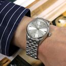 【KNIS KYOTO】 KNIS ニス サンレイダイアル 日本製 自動巻き 腕時計 ホワイト