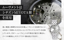 【KNIS&nbsp;KYOTO】サンレイダイアル&nbsp;日本製&nbsp;自動巻き&nbsp;腕時計＜ホワイト＞｜京都発&nbsp;腕時計&nbsp;人気ブランド&nbsp;おしゃれ［&nbsp;京都&nbsp;ニス&nbsp;国産腕時計&nbsp;MIYOTA&nbsp;おしゃれ&nbsp;上品&nbsp;高級&nbsp;おすすめ&nbsp;ウォッチ&nbsp;時計&nbsp;ファッション&nbsp;お取り寄せ&nbsp;通販&nbsp;送料無料&nbsp;ふるさと納税&nbsp;］