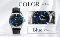 【KNIS&nbsp;KYOTO】サンレイダイアル&nbsp;日本製&nbsp;自動巻き&nbsp;腕時計&nbsp;革ベルト&nbsp;レザー＜ブルー＞｜京都発&nbsp;腕時計&nbsp;人気ブランド&nbsp;おしゃれ［&nbsp;京都&nbsp;ニス&nbsp;国産腕時計&nbsp;MIYOTA&nbsp;おしゃれ&nbsp;上品&nbsp;高級&nbsp;おすすめ&nbsp;ウォッチ&nbsp;時計&nbsp;ファッション&nbsp;お取り寄せ&nbsp;通販&nbsp;送料無料&nbsp;ふるさと納税&nbsp;］