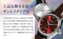 【KNIS&nbsp;KYOTO】サンレイダイアル&nbsp;日本製&nbsp;自動巻き&nbsp;腕時計&nbsp;革ベルト&nbsp;レザー＜&nbsp;ホワイト＞｜京都発&nbsp;腕時計&nbsp;人気ブランド&nbsp;おしゃれ［&nbsp;京都&nbsp;ニス&nbsp;国産腕時計&nbsp;MIYOTA&nbsp;おしゃれ&nbsp;上品&nbsp;高級&nbsp;おすすめ&nbsp;ウォッチ&nbsp;時計&nbsp;ファッション&nbsp;お取り寄せ&nbsp;通販&nbsp;送料無料&nbsp;ふるさと納税&nbsp;］