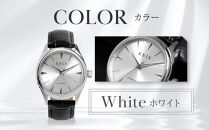 【KNIS&nbsp;KYOTO】サンレイダイアル&nbsp;日本製&nbsp;自動巻き&nbsp;腕時計&nbsp;革ベルト&nbsp;レザー＜&nbsp;ホワイト＞｜京都発&nbsp;腕時計&nbsp;人気ブランド&nbsp;おしゃれ［&nbsp;京都&nbsp;ニス&nbsp;国産腕時計&nbsp;MIYOTA&nbsp;おしゃれ&nbsp;上品&nbsp;高級&nbsp;おすすめ&nbsp;ウォッチ&nbsp;時計&nbsp;ファッション&nbsp;お取り寄せ&nbsp;通販&nbsp;送料無料&nbsp;ふるさと納税&nbsp;］