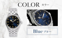 【KNIS&nbsp;KYOTO】レトロモダン&nbsp;日本製&nbsp;自動巻き&nbsp;腕時計＜ブルー＞｜京都発&nbsp;腕時計&nbsp;人気ブランド&nbsp;おしゃれ［&nbsp;京都&nbsp;ニス&nbsp;国産腕時計&nbsp;MIYOTA&nbsp;おしゃれ&nbsp;上品&nbsp;高級&nbsp;おすすめ&nbsp;ウォッチ&nbsp;時計&nbsp;ファッション&nbsp;お取り寄せ&nbsp;通販&nbsp;送料無料&nbsp;ふるさと納税&nbsp;］