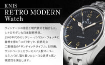 【KNIS&nbsp;KYOTO】レトロモダン&nbsp;日本製&nbsp;自動巻き&nbsp;腕時計＜ブラック＞｜京都発&nbsp;腕時計&nbsp;人気ブランド&nbsp;おしゃれ［&nbsp;京都&nbsp;ニス&nbsp;国産腕時計&nbsp;MIYOTA&nbsp;おしゃれ&nbsp;上品&nbsp;高級&nbsp;おすすめ&nbsp;ウォッチ&nbsp;時計&nbsp;ファッション&nbsp;お取り寄せ&nbsp;通販&nbsp;送料無料&nbsp;ふるさと納税&nbsp;］
