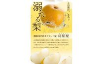 酒田の美味しい刈屋梨(和梨) 秀品　約3kg(6～9玉入)＜マルト直治郎商店＞