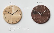 【父の日ギフト】HAGI clock - Rounded circle　SASAKI【旭川クラフト(木製品/壁掛け時計)】ハギクロック / ササキ工芸【ash】_04148