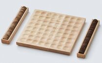 Wooden reversi / SASAKI【旭川クラフト(木製品/卓上ボードゲーム)】ウッデンリバーシ / ササキ工芸_03912