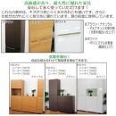 【ホワイト】高級素材仕様&nbsp;シューズボックス&nbsp;幅30&nbsp;ハイタイプ