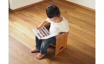 クルミ材の箱イス（子供イス） ／ 木製 テーブル 踏み台 ままごと 埼玉県