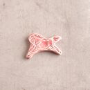 大堀相馬焼　松永窯　馬の箸置き　ピンク