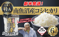 【令和8年産　新米予約】「無地のし」&nbsp;新潟県&nbsp;南魚沼産&nbsp;コシヒカリ&nbsp;お米&nbsp;2kg×3袋&nbsp;計&nbsp;6kg&nbsp;精米済み（お米の美味しい炊き方ガイド付き）&nbsp;お米&nbsp;こめ&nbsp;白米&nbsp;こしひかり&nbsp;食品&nbsp;人気&nbsp;おすすめ&nbsp;&nbsp;魚沼&nbsp;南魚沼&nbsp;南魚沼市&nbsp;新潟県産&nbsp;新潟県&nbsp;精米&nbsp;産直&nbsp;産地直送【2026年10月中旬より1ヶ月以内に順次発送予定】