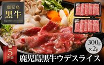 鹿児島黒牛ウデスライスセット（300g×2パック）（D-401）