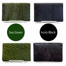 【Ivory Black】Ocean Leather 名刺入れ【マダイ】L【ポイント交換専用】